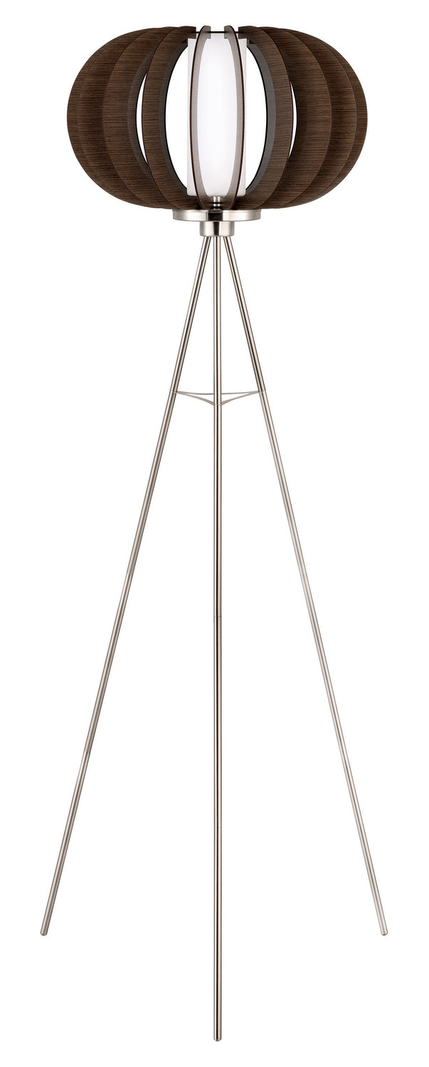 Stellato 3 One Light Floor Lamp in Matte Nickel - available from The Lighting Shoppe, trusted by Canadian homeowners