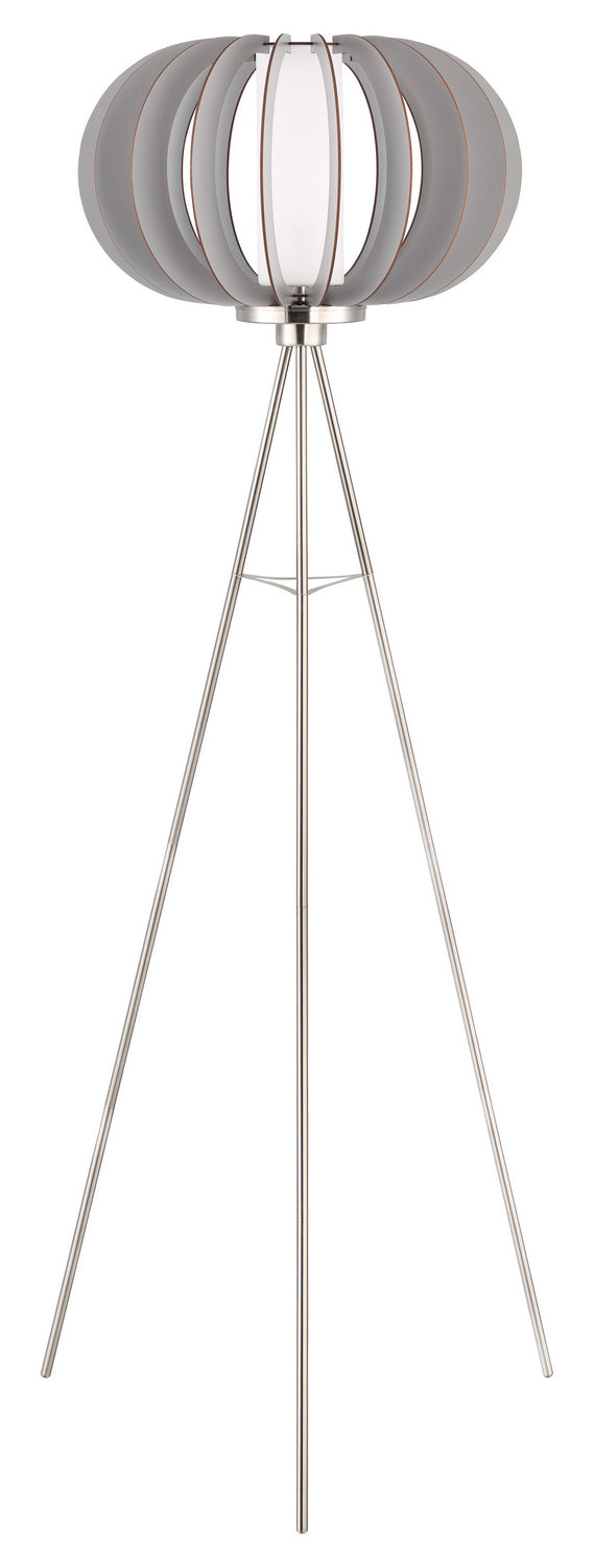 Stellato Colore One Light Floor Lamp in Matte Nickel - available from The Lighting Shoppe, trusted by Canadian homeowners