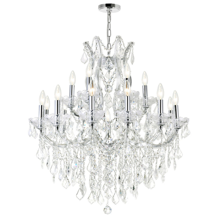 CWI Lighting Canada - 8311P32C-19 (Clear) - 19 Light Chandelier - Maria Theresa - Chrome