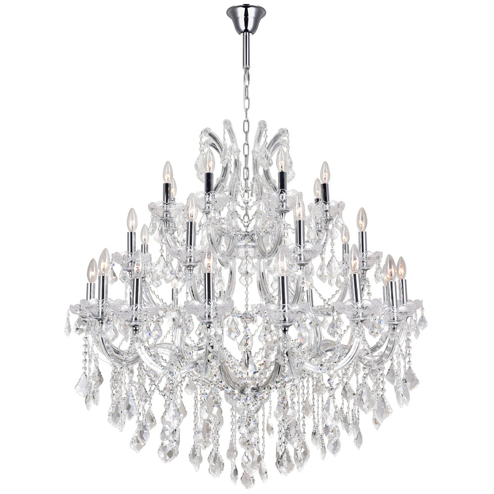 CWI Lighting Canada - 8318P42C-33 (Clear) - 33 Light Chandelier - Maria Theresa - Chrome