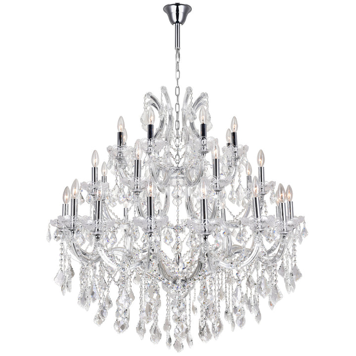 CWI Lighting Canada - 8318P42C-33 (Clear) - 33 Light Chandelier - Maria Theresa - Chrome