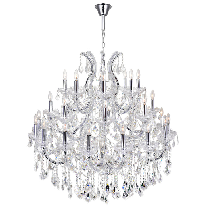 CWI Lighting Canada - 8318P42C-33 (Clear) - 33 Light Chandelier - Maria Theresa - Chrome