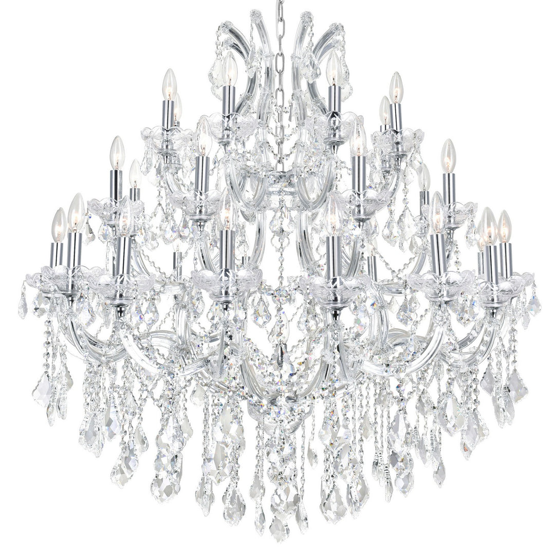 CWI Lighting Canada - 8318P42C-33 (Clear) - 33 Light Chandelier - Maria Theresa - Chrome