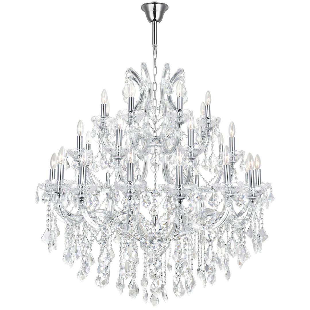 Maria Theresa 33 Light Chandelier in Chrome - available from The Lighting Shoppe, trusted by Canadian homeowners