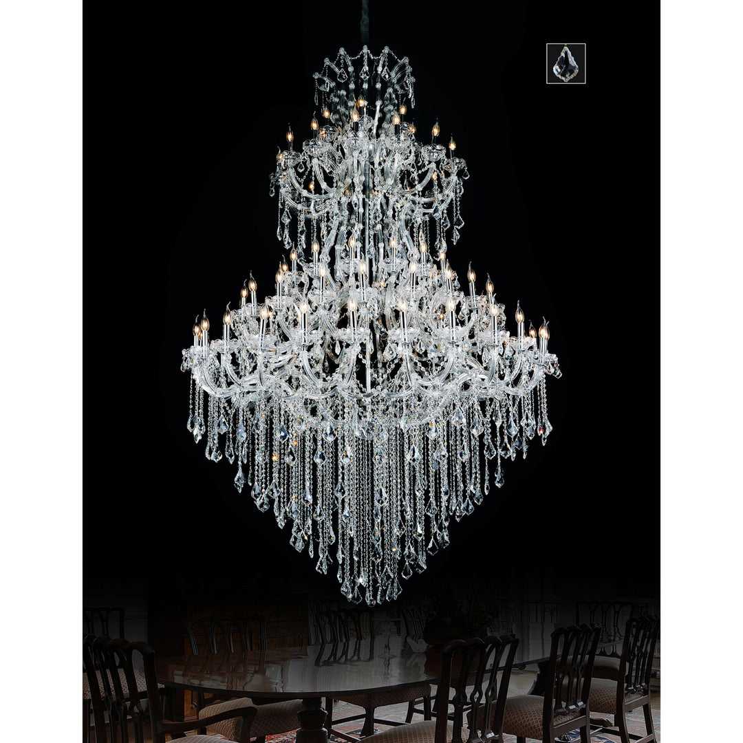 CWI Lighting Canada - 8318P70C-84 (Clear)-A - 84 Light Chandelier - Maria Theresa - Chrome