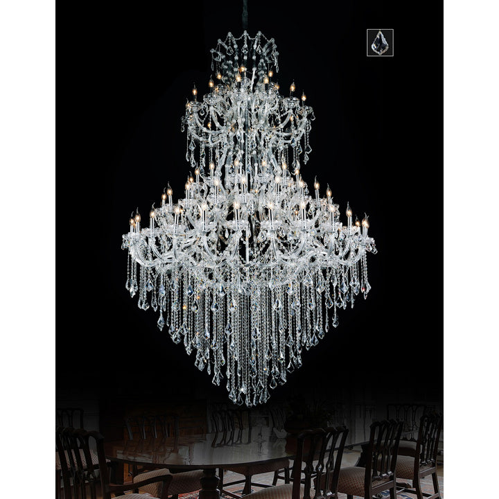 CWI Lighting Canada - 8318P70C-84 (Clear)-A - 84 Light Chandelier - Maria Theresa - Chrome