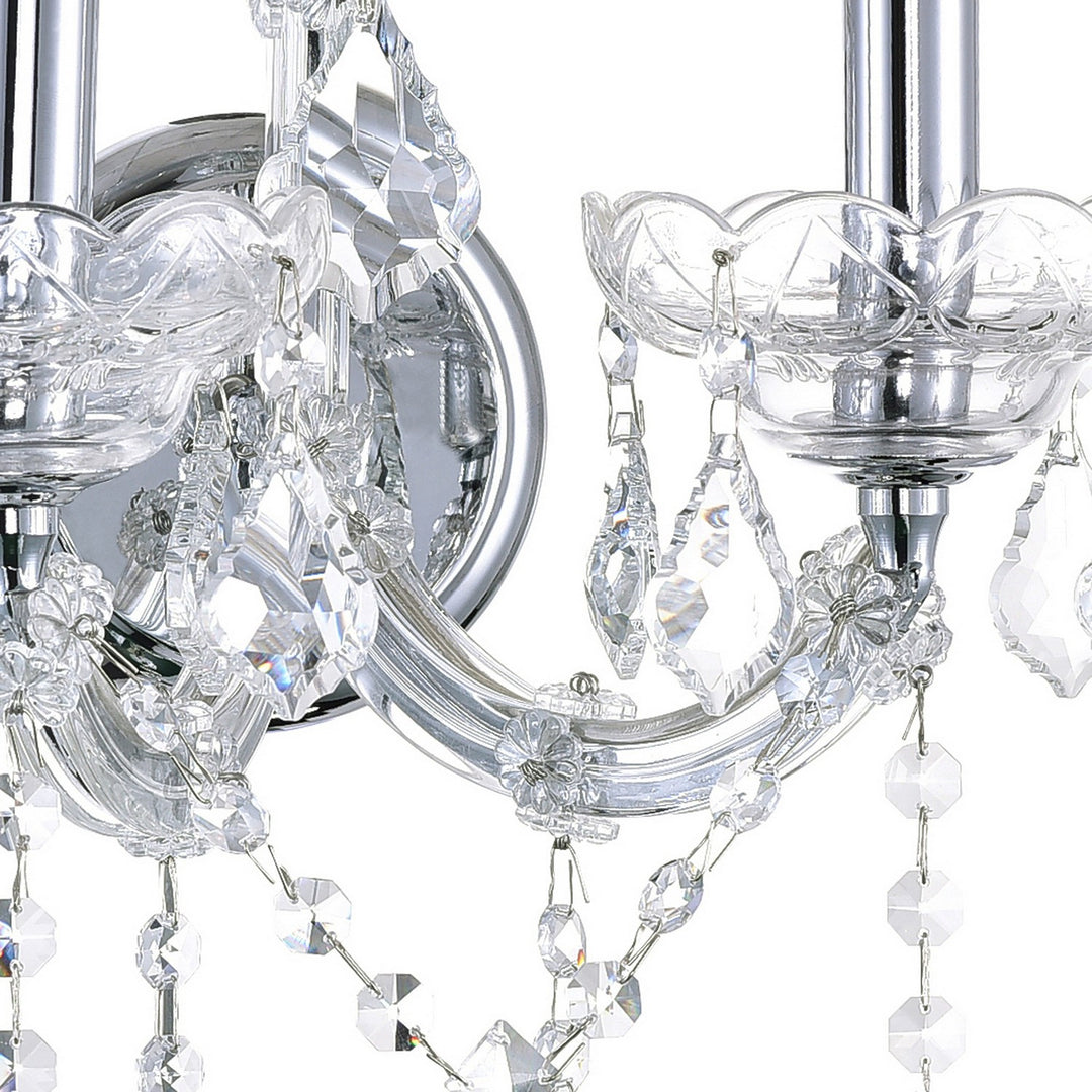 CWI Lighting Canada - 8318W12C-2 (Clear) - Two Light Wall Sconce - Maria Theresa - Chrome