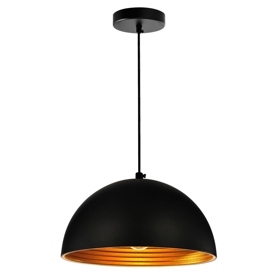 Modest One Light Mini Pendant in Black - available from The Lighting Shoppe, trusted by Canadian homeowners