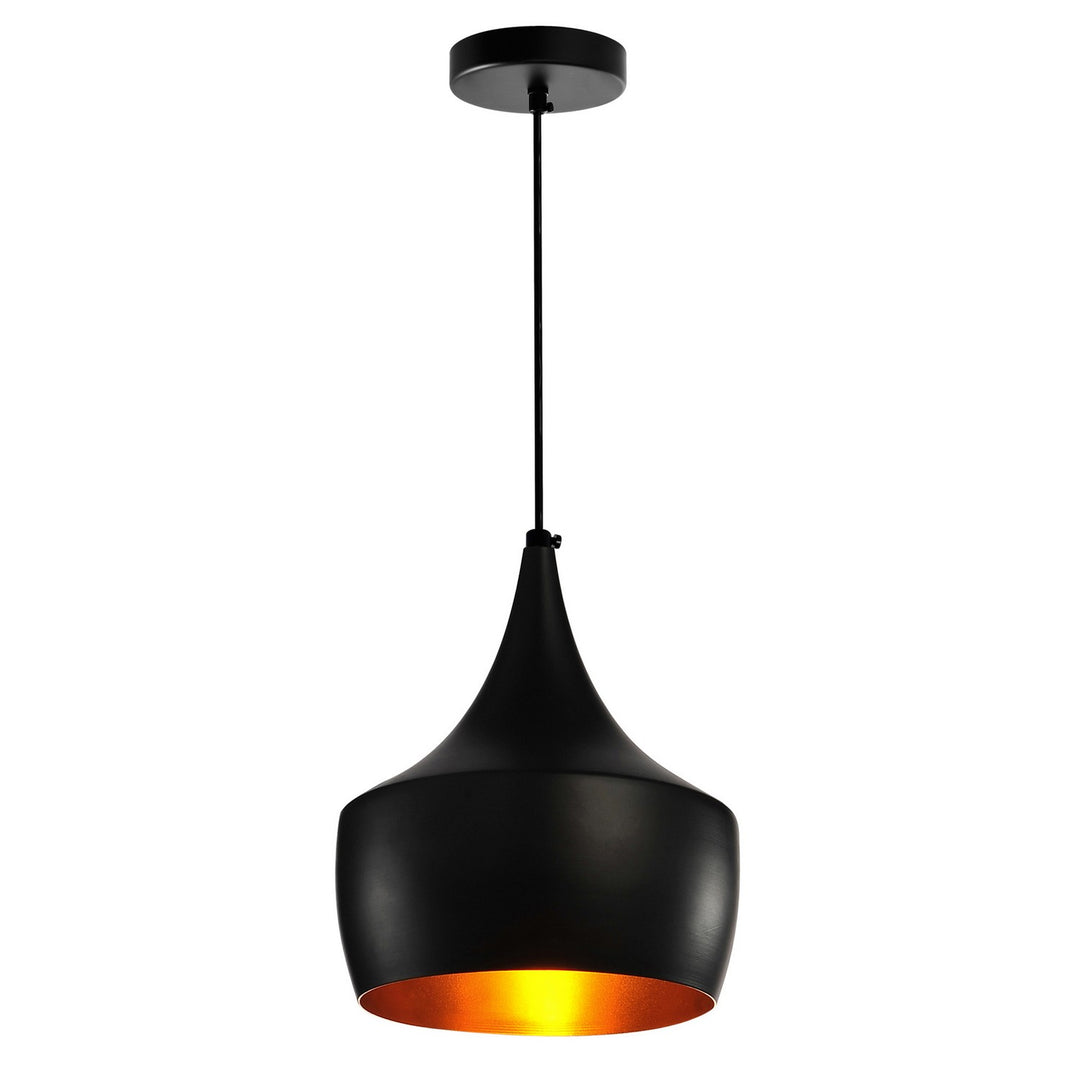 Dynamic One Light Mini Pendant in Black - available from The Lighting Shoppe, trusted by Canadian homeowners