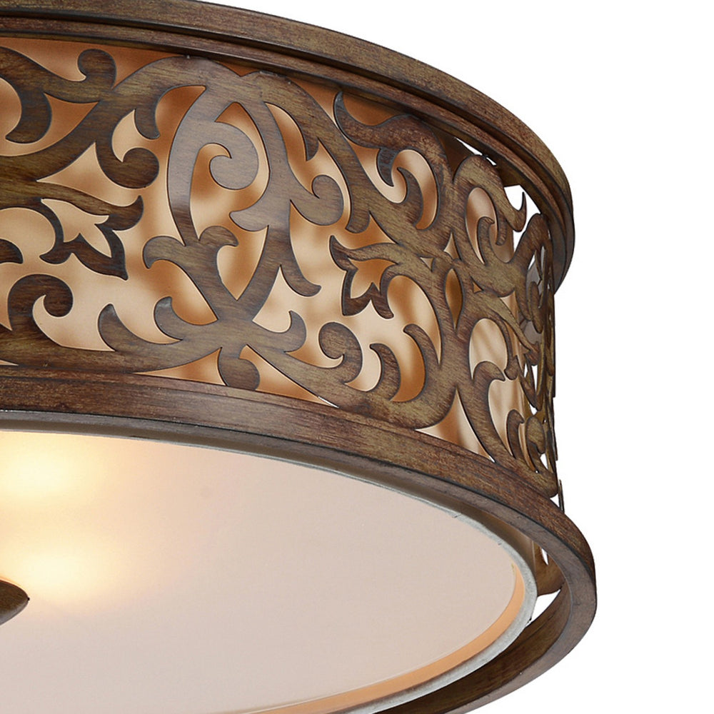 CWI Lighting Canada - 9807C21-5-116 - Five Light Flush Mount - Nicole - Brushed Chocolate