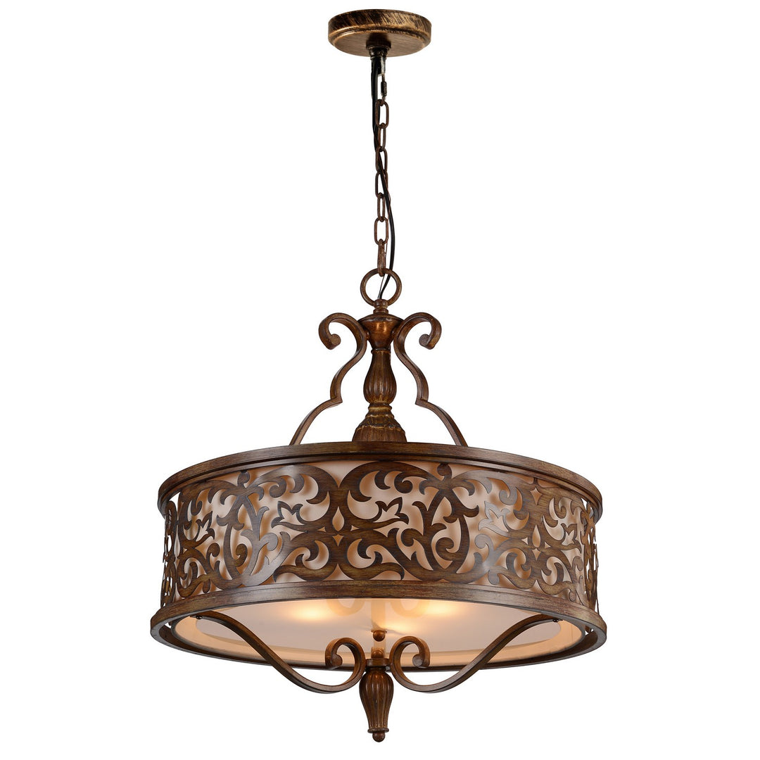 Nicole Five Light Chandelier in Brushed Chocolate - available from The Lighting Shoppe, trusted by Canadian homeowners