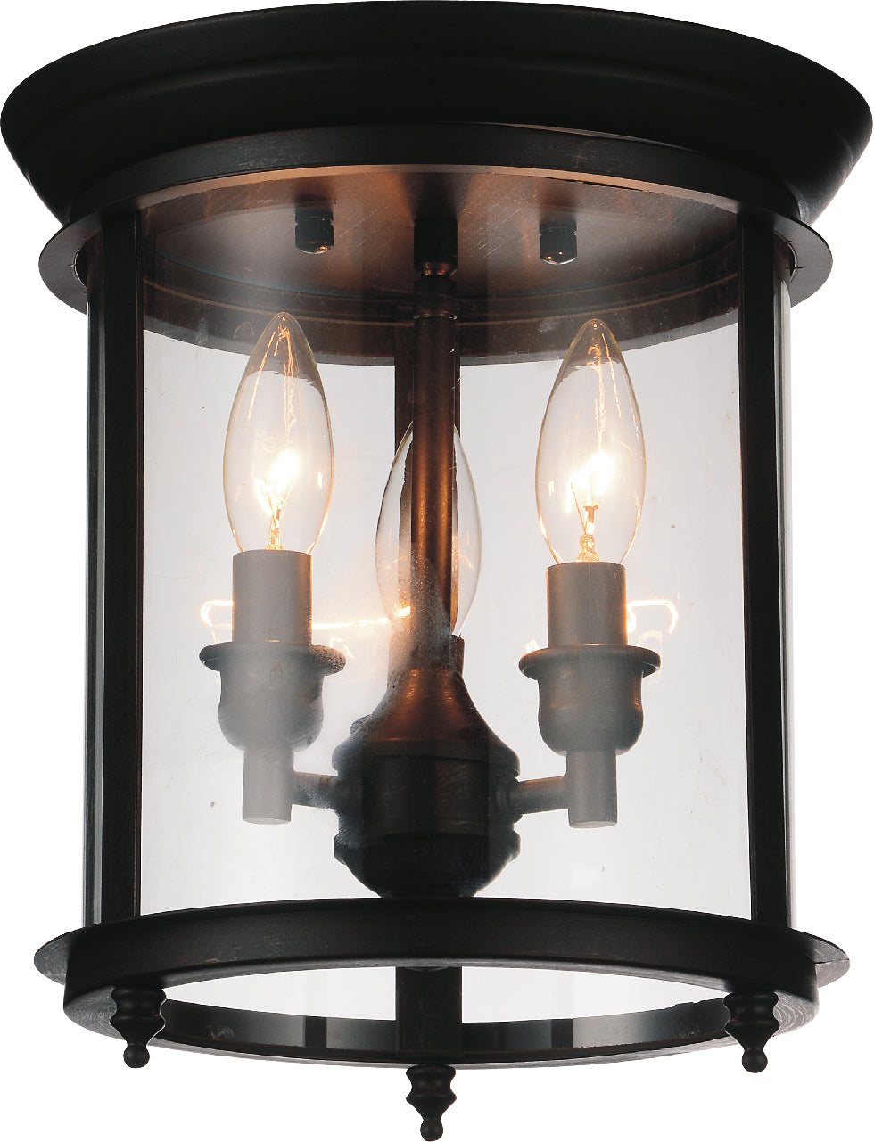 CWI Lighting Canada - 9809C10-3-109 - Three Light Flush Mount - Desire - Oil Rubbed Bronze