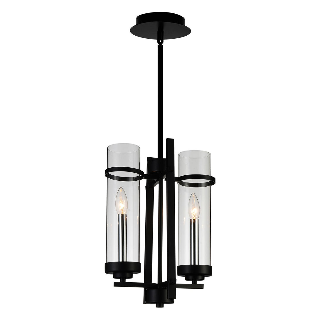 Sierra Two Light Mini Pendant in Black - available from The Lighting Shoppe, trusted by Canadian homeowners