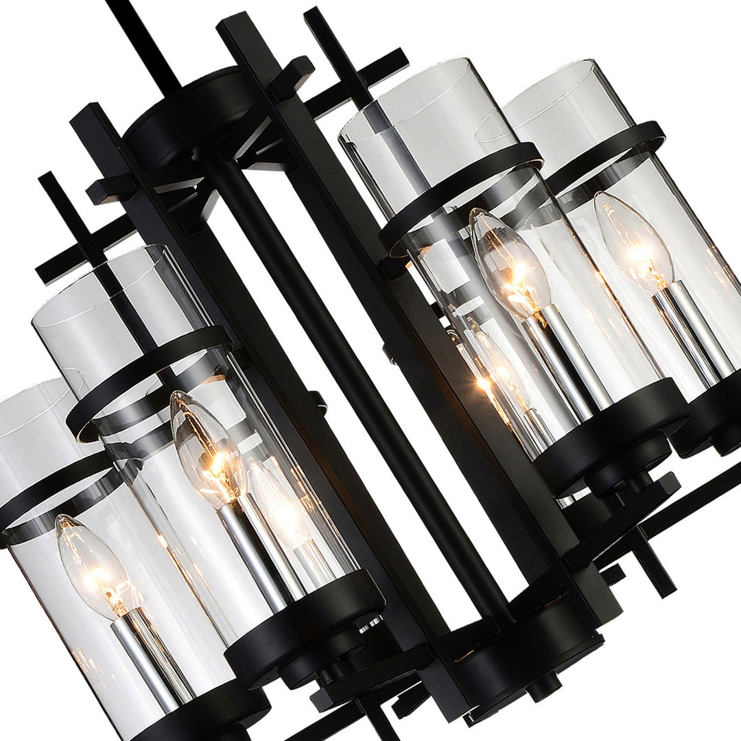 CWI Lighting Canada - 9827P18-6-101 - Six Light Chandelier - Sierra - Black