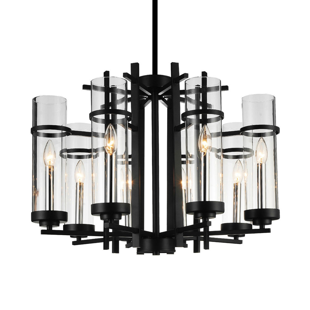 CWI Lighting Canada - 9827P26-8-101 - Eight Light Chandelier - Sierra - Black