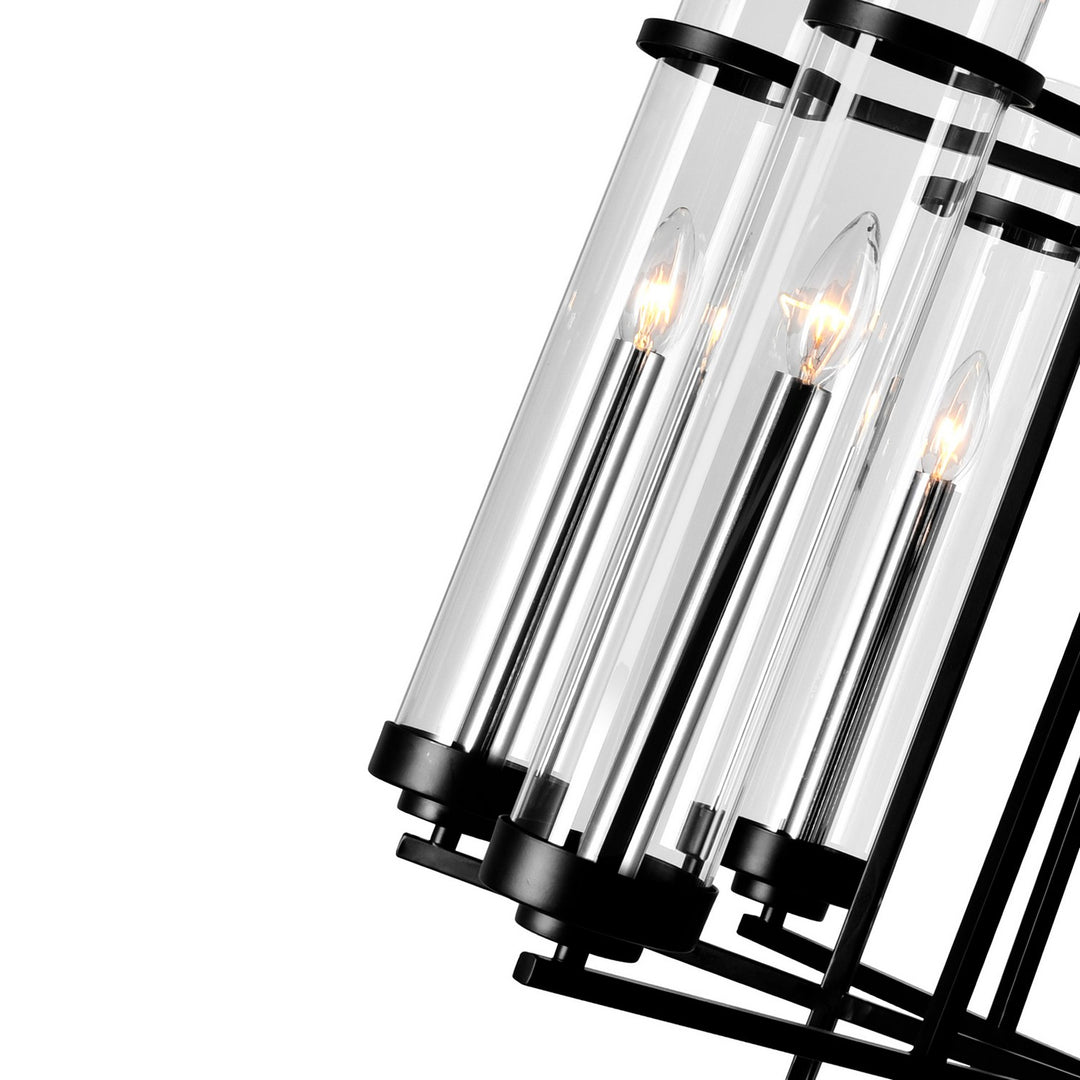 CWI Lighting Canada - 9827P26-8-101 - Eight Light Chandelier - Sierra - Black
