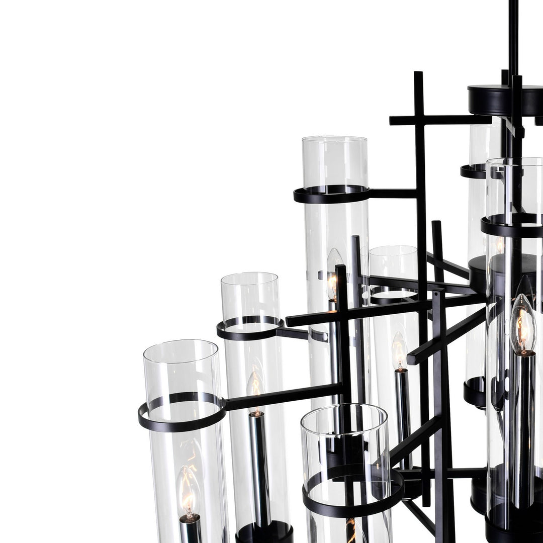 CWI Lighting Canada - 9827P30-12-101-A - 12 Light Chandelier - Sierra - Black