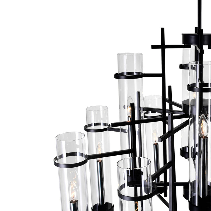 CWI Lighting Canada - 9827P30-12-101-A - 12 Light Chandelier - Sierra - Black