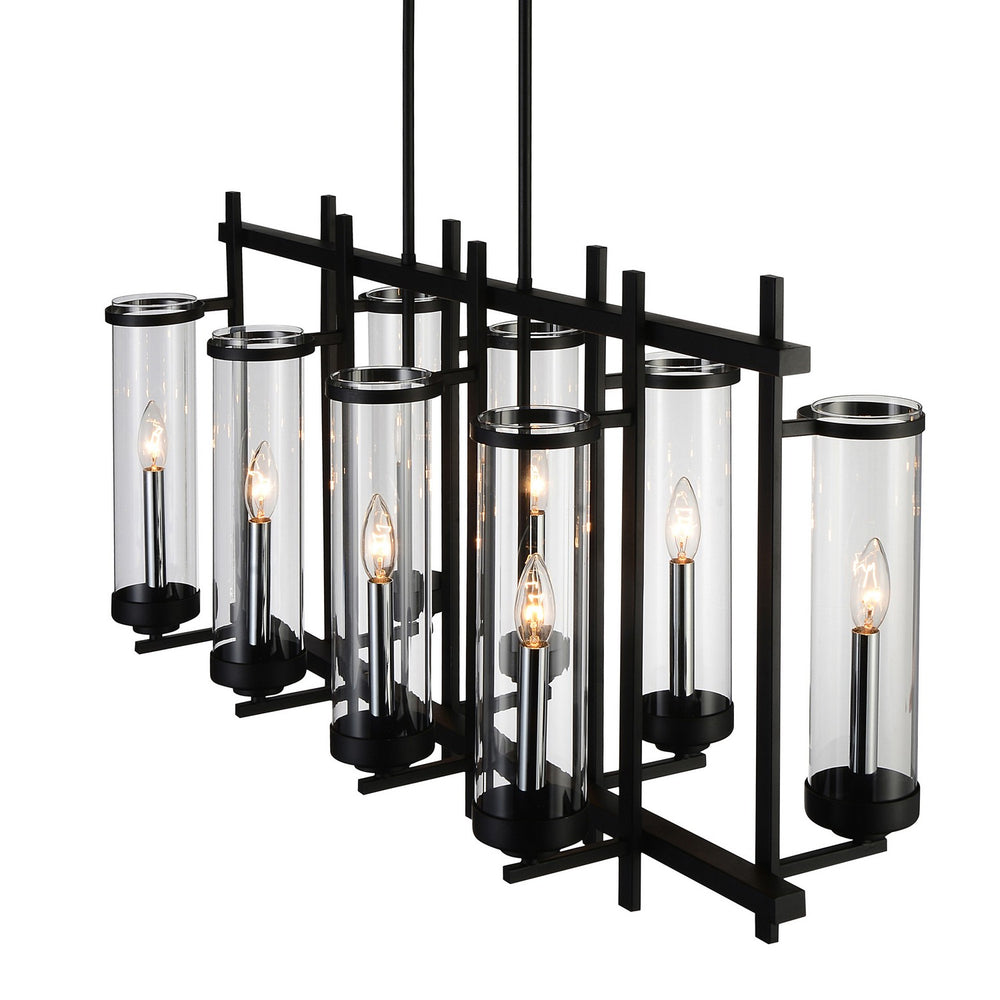 CWI Lighting Canada - 9827P38-8-RC-101 - Eight Light Chandelier - Sierra - Black