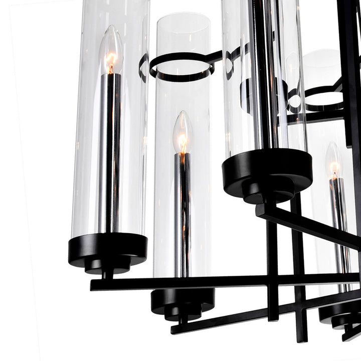 CWI Lighting Canada - 9827P38-8-RC-101 - Eight Light Chandelier - Sierra - Black