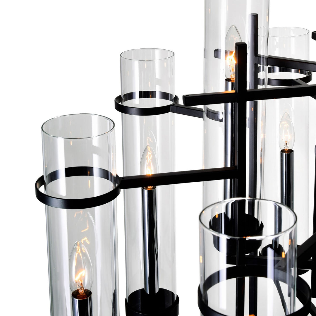 CWI Lighting Canada - 9827P38-8-RC-101 - Eight Light Chandelier - Sierra - Black