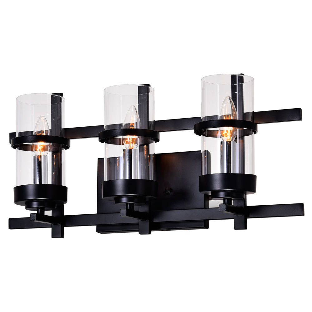 CWI Lighting Canada - 9827W21-3-101 - Three Light Wall Sconce - Sierra - Black