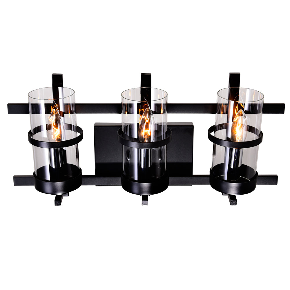 CWI Lighting Canada - 9827W21-3-101 - Three Light Wall Sconce - Sierra - Black