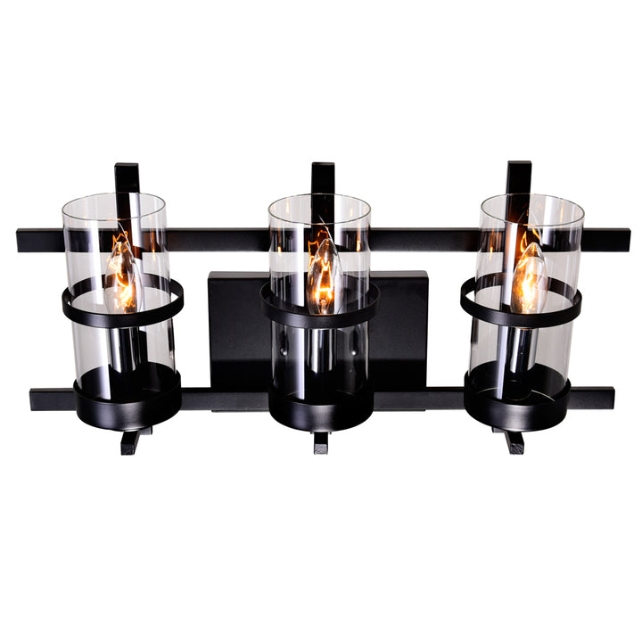 CWI Lighting Canada - 9827W21-3-101 - Three Light Wall Sconce - Sierra - Black