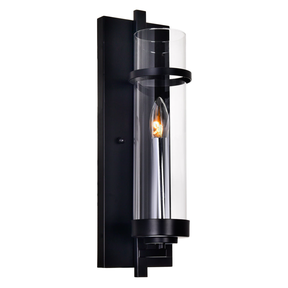 CWI Lighting Canada - 9827W5-1-101 - One Light Wall Sconce - Sierra - Black