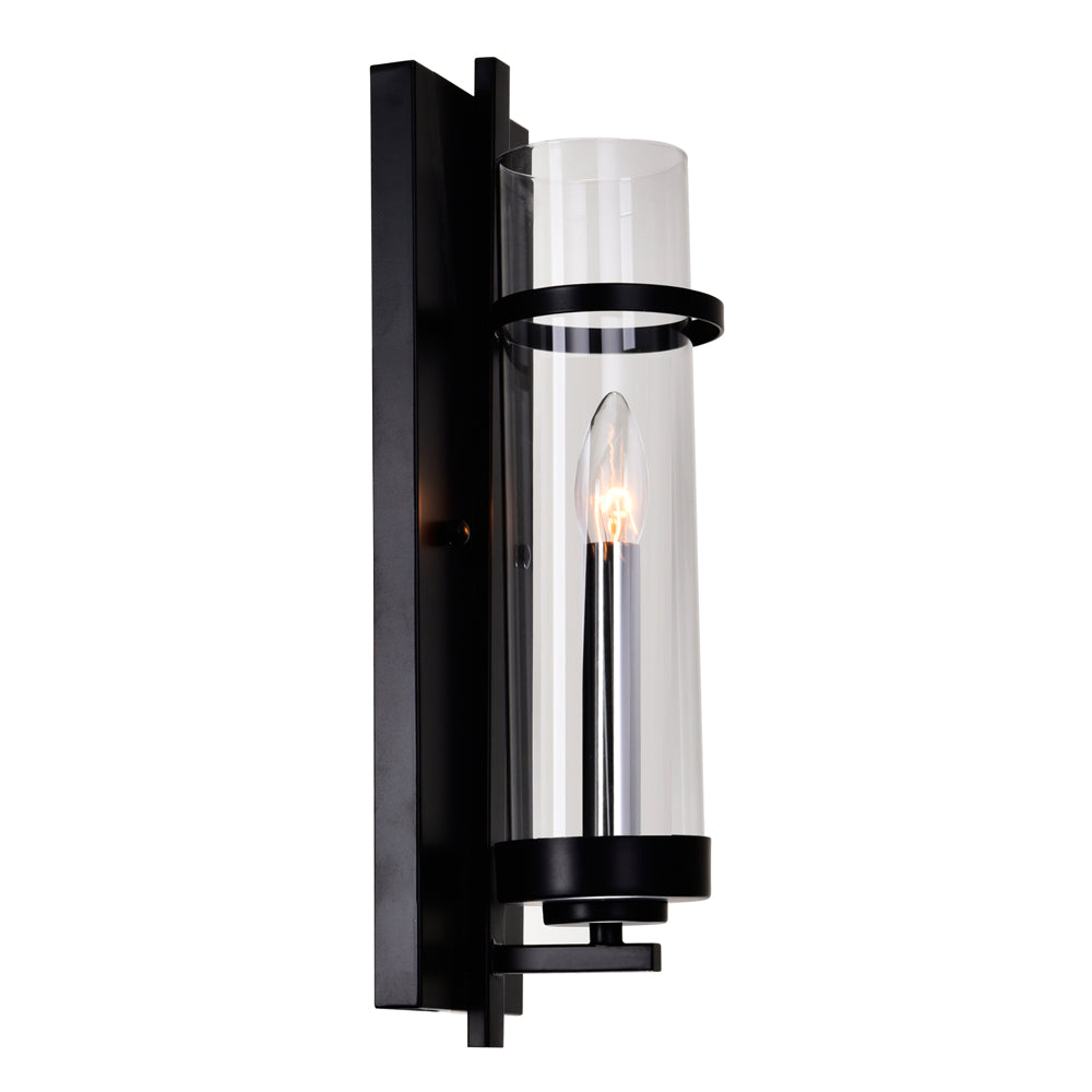 CWI Lighting Canada - 9827W5-1-101 - One Light Wall Sconce - Sierra - Black
