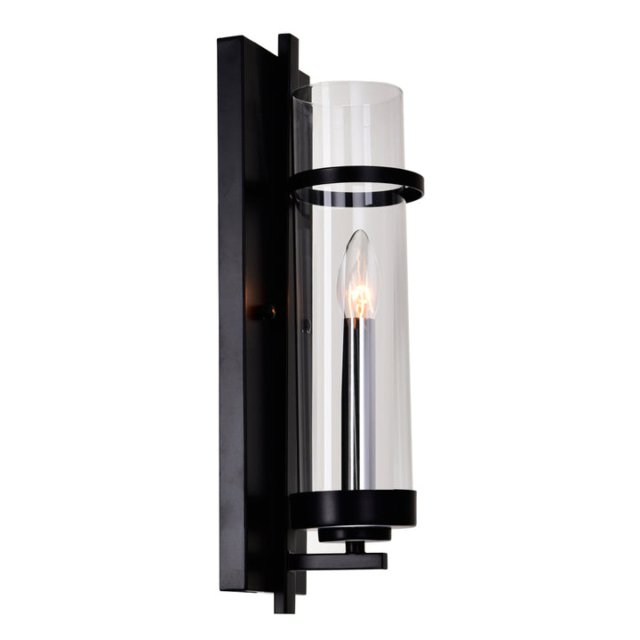 CWI Lighting Canada - 9827W5-1-101 - One Light Wall Sconce - Sierra - Black
