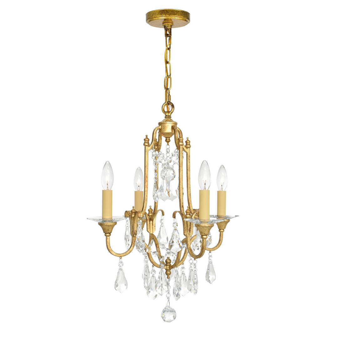 Electra Four Light Chandelier in Oxidized Bronze - available from The Lighting Shoppe, trusted by Canadian homeowners