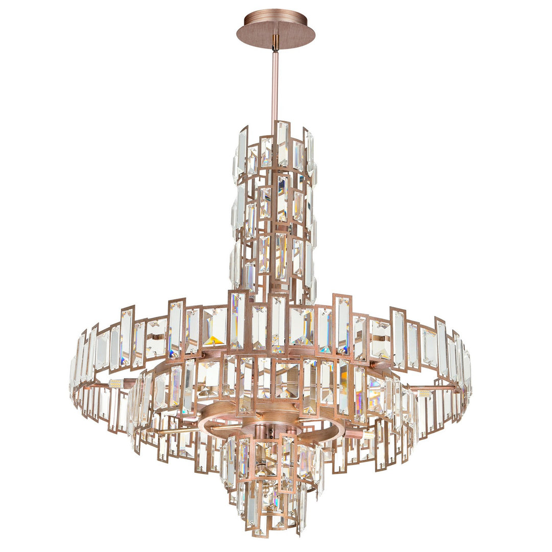 Quida 18 Light Chandelier in Champagne - available from The Lighting Shoppe, trusted by Canadian homeowners