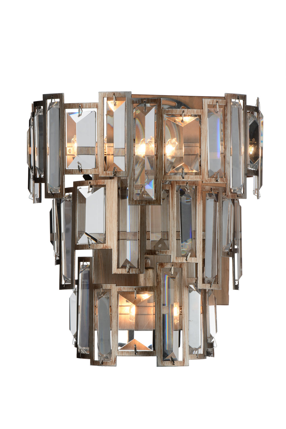 Quida Three Light Wall Sconce in Champagne - available from The Lighting Shoppe, trusted by Canadian homeowners