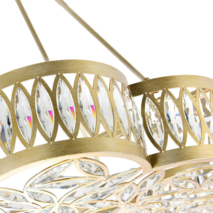 CWI Lighting Canada - 9906P31-8-208 - Eight Light Chandelier - Nova - Champagne