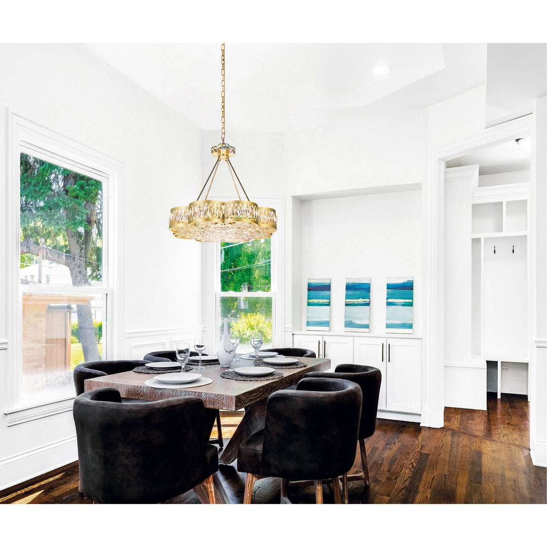 CWI Lighting Canada - 9906P31-8-208 - Eight Light Chandelier - Nova - Champagne