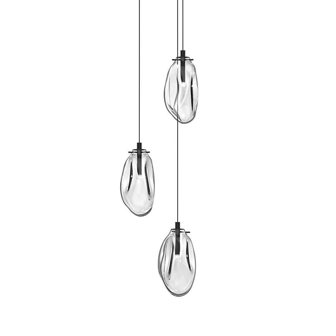 Liquid LED Pendant in Satin Black - available from The Lighting Shoppe, trusted by Canadian homeowners