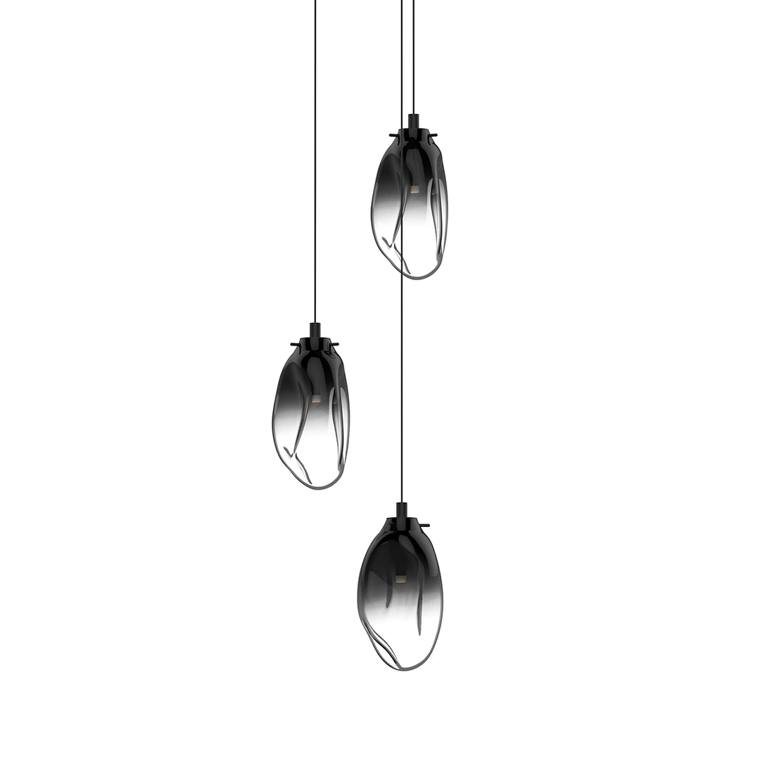 Liquid LED Pendant in Satin Black - available from The Lighting Shoppe, trusted by Canadian homeowners