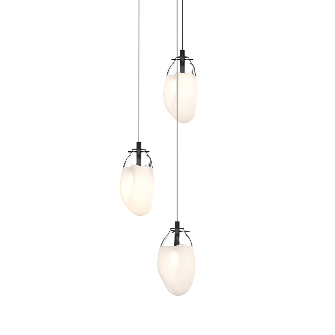 Liquid LED Pendant in Satin Black - available from The Lighting Shoppe, trusted by Canadian homeowners