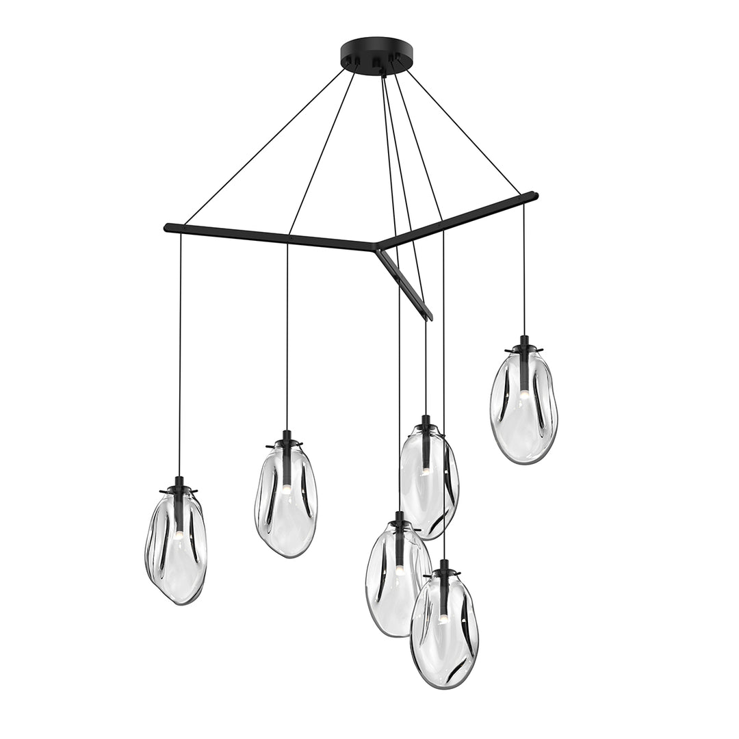 Liquid LED Pendant in Satin Black - available from The Lighting Shoppe, trusted by Canadian homeowners