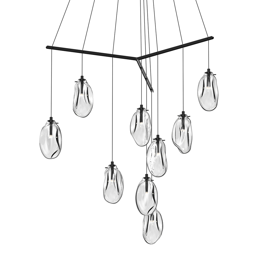 Liquid LED Pendant in Satin Black - available from The Lighting Shoppe, trusted by Canadian homeowners