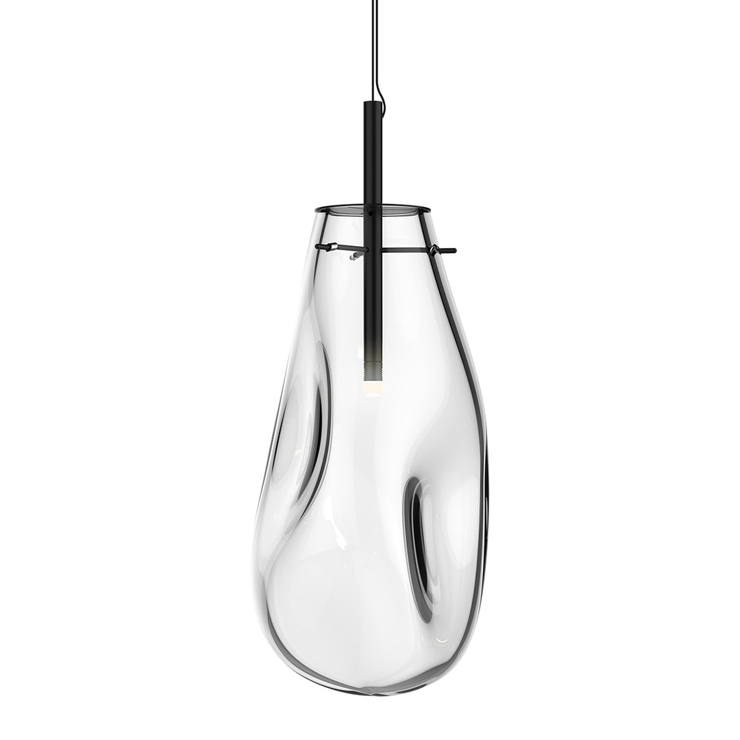 Liquid LED Pendant in Satin Black - available from The Lighting Shoppe, trusted by Canadian homeowners