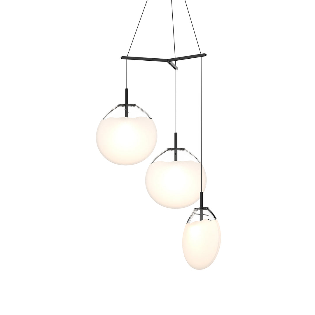 Cantina LED Pendant in Satin Black - available from The Lighting Shoppe, trusted by Canadian homeowners
