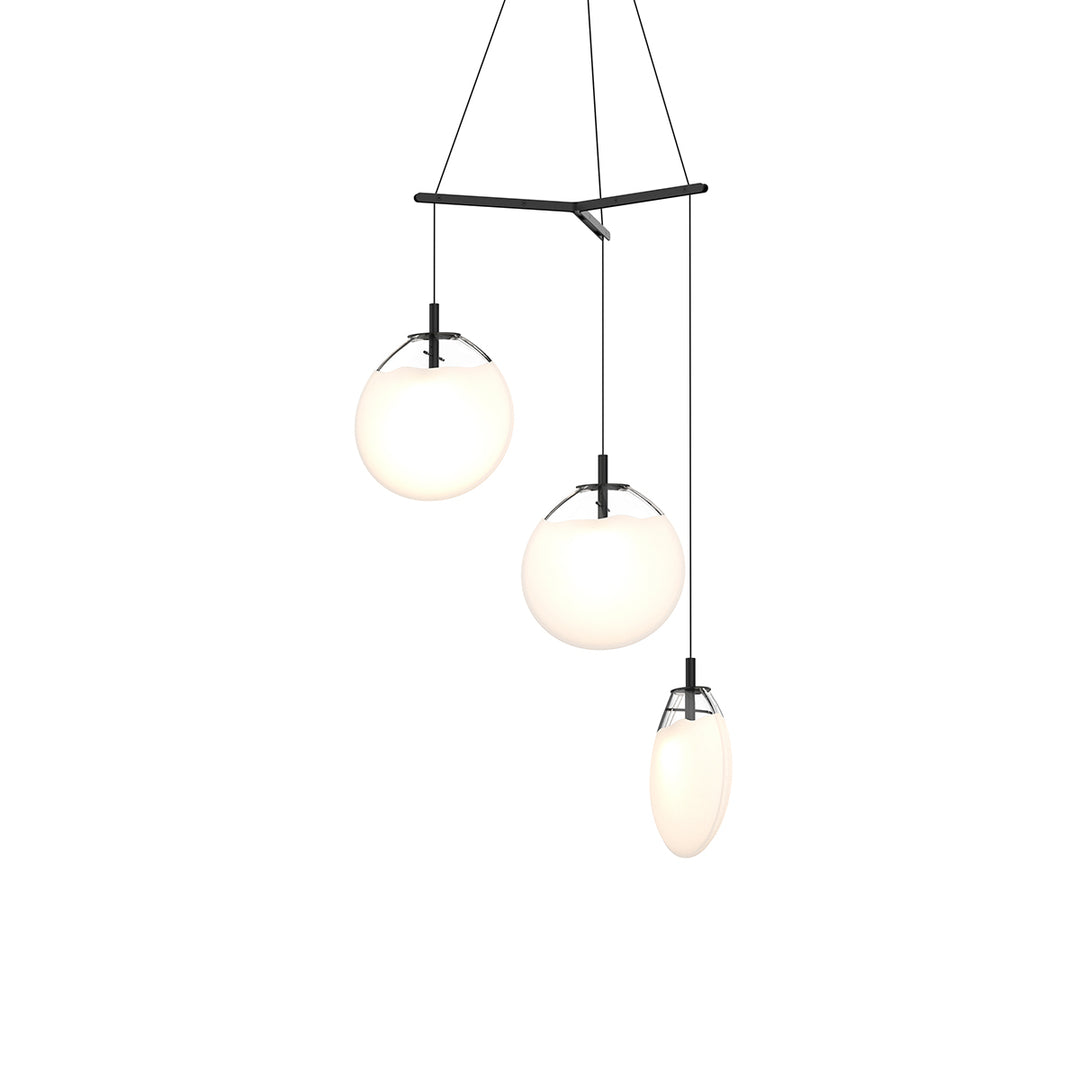 Cantina LED Pendant in Satin Black - available from The Lighting Shoppe, trusted by Canadian homeowners