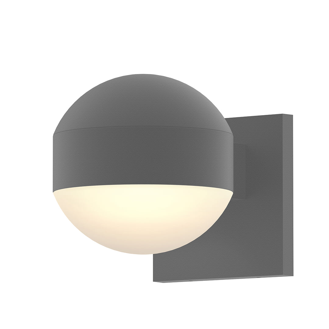 REALS LED Wall Sconce in Textured Gray - available from The Lighting Shoppe, trusted by Canadian homeowners