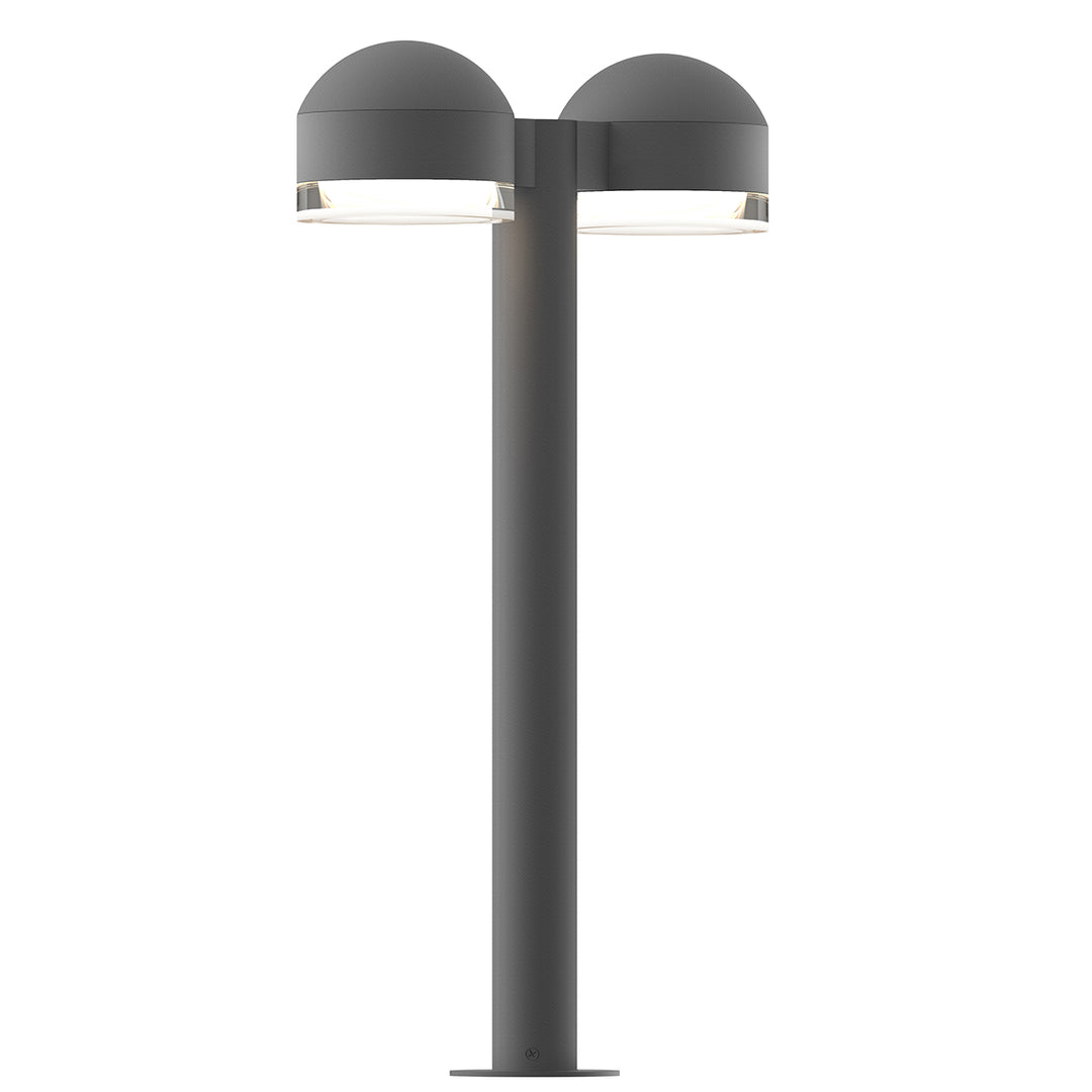 REALS LED Bollard in Textured Gray - available from The Lighting Shoppe, trusted by Canadian homeowners