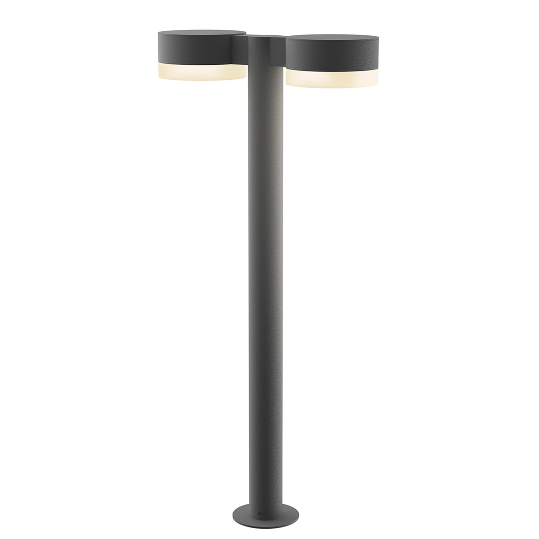 REALS LED Bollard in Textured Gray - available from The Lighting Shoppe, trusted by Canadian homeowners