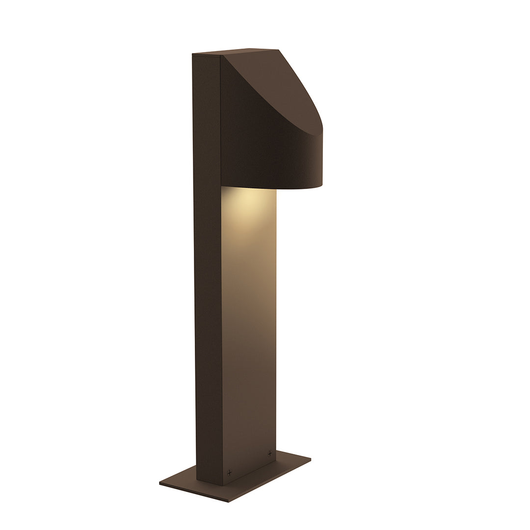 Shear LED Bollard in Textured Bronze - available from The Lighting Shoppe, trusted by Canadian homeowners
