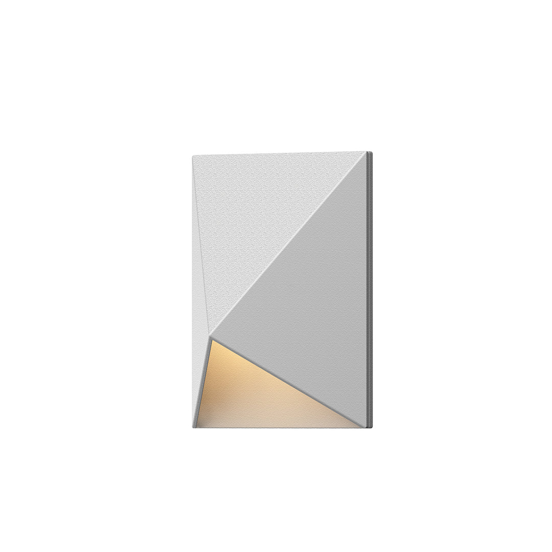 Triform Compact LED Wall Sconce in Textured White - available from The Lighting Shoppe, trusted by Canadian homeowners