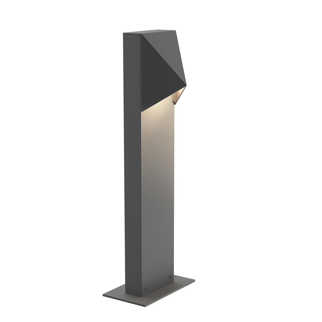 Triform Compact LED Bollard in Textured Gray - available from The Lighting Shoppe, trusted by Canadian homeowners